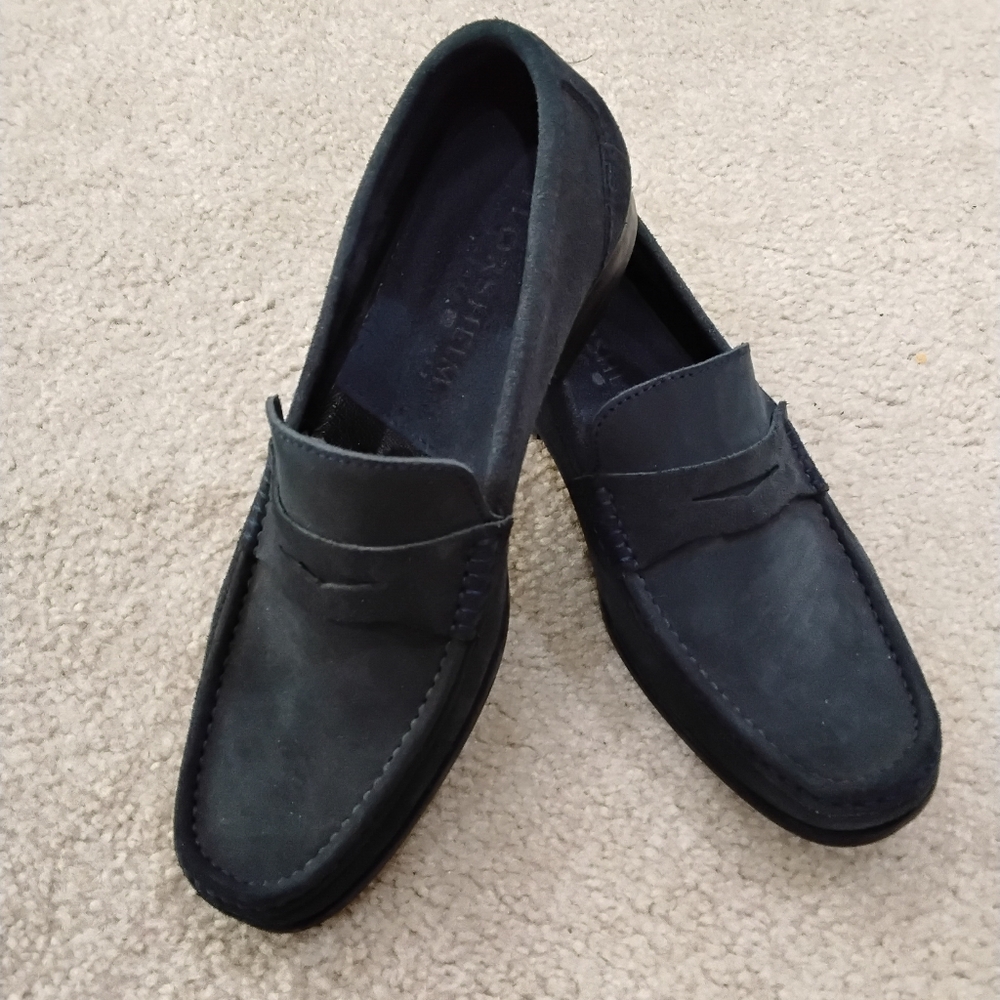 Florsheim Blue Suede Loafers